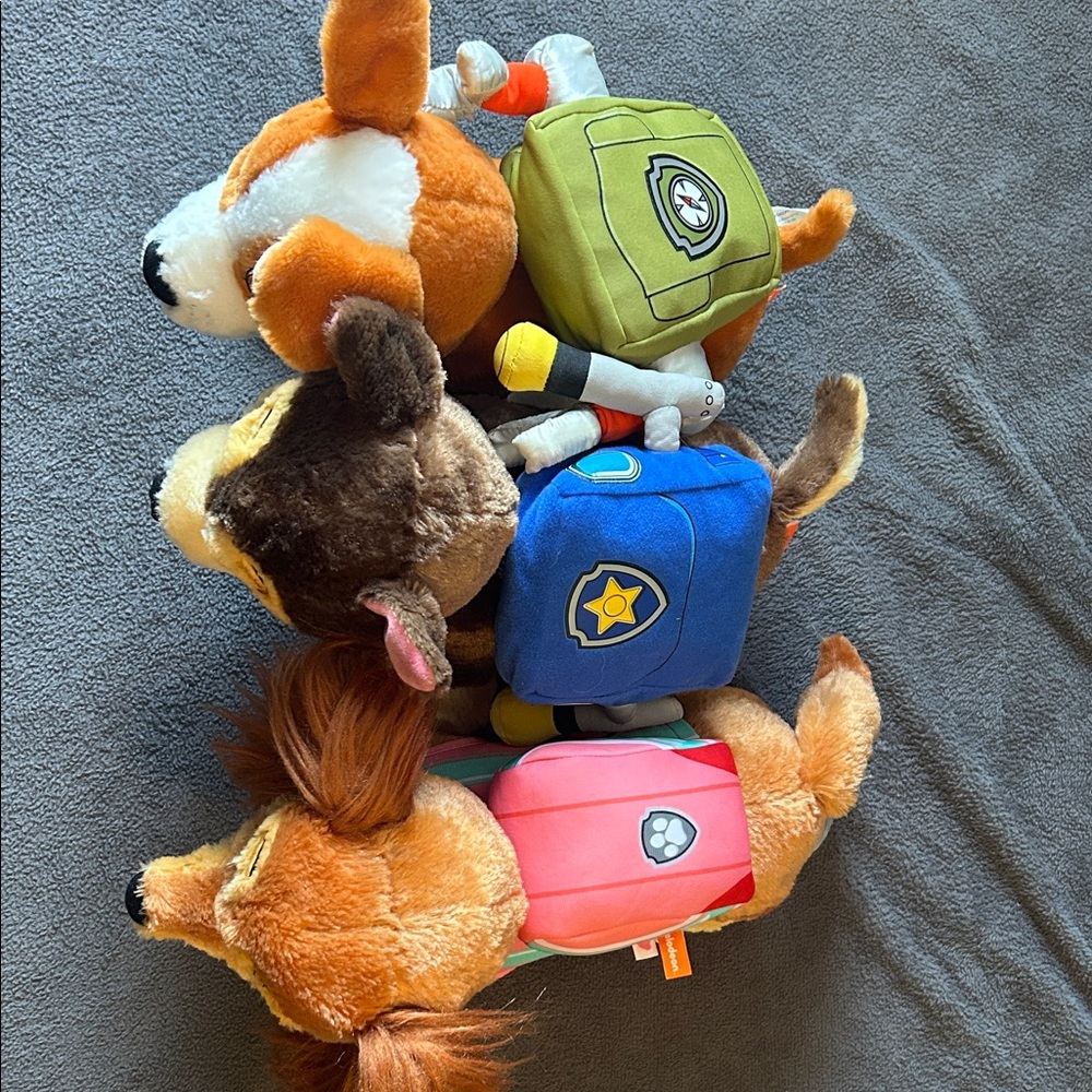Build-A-Bear Plush Paw Patrol with Backpacks